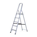 folding aluminum 5 step ladder with standing platform